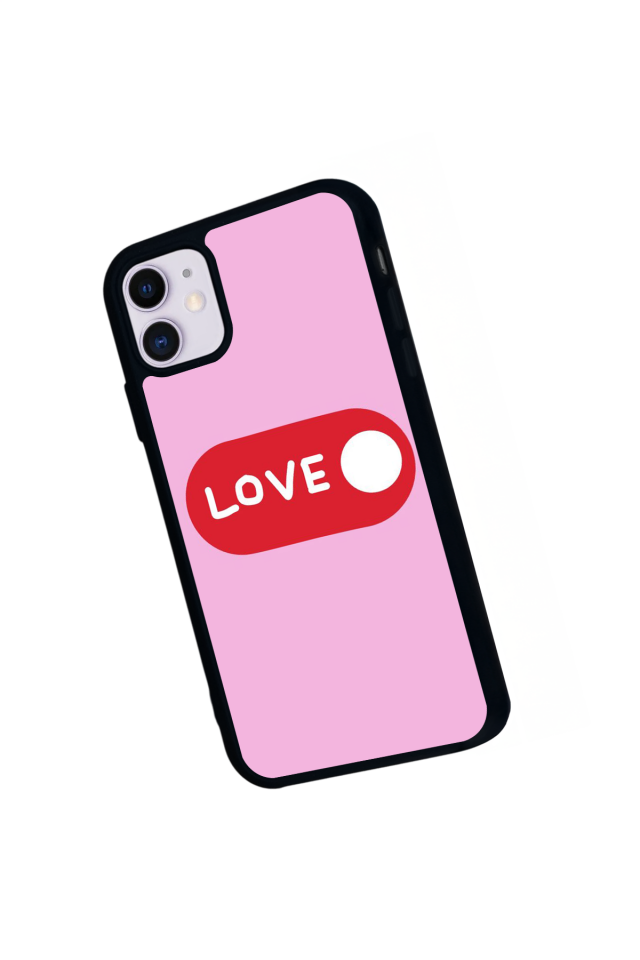 iPhone 11 Uyumlu Kalp Love Tasarımlı Glossy Premium Kılıf