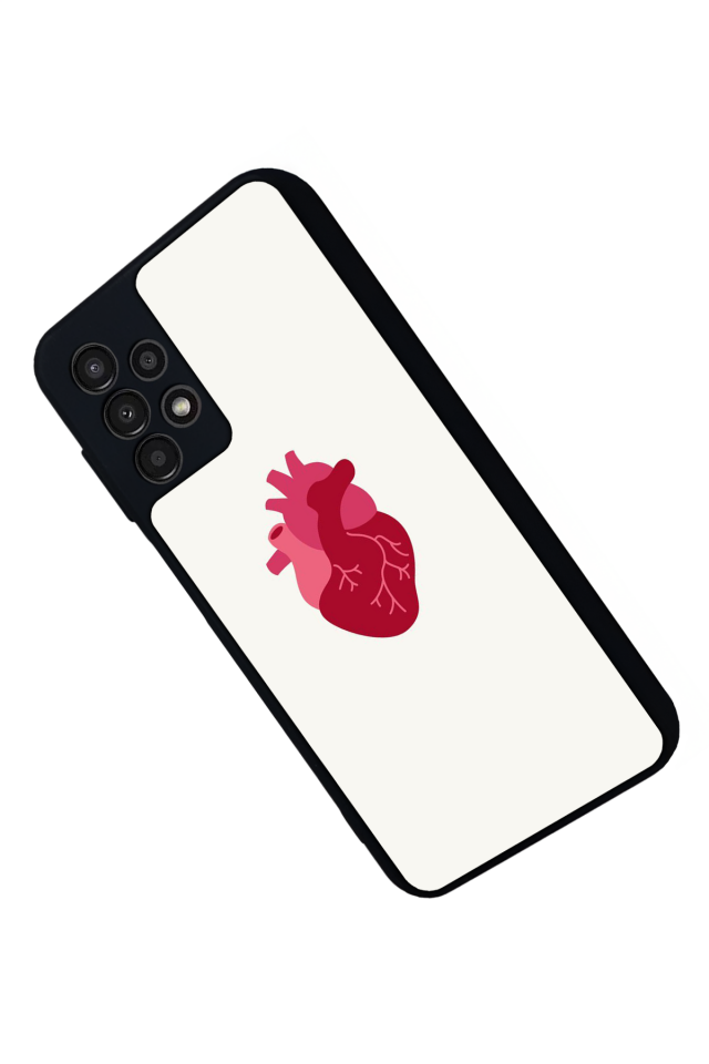 Samsung Galaxy A13 Uyumlu Kalp Love Tasarımlı Glossy Premium Kılıf