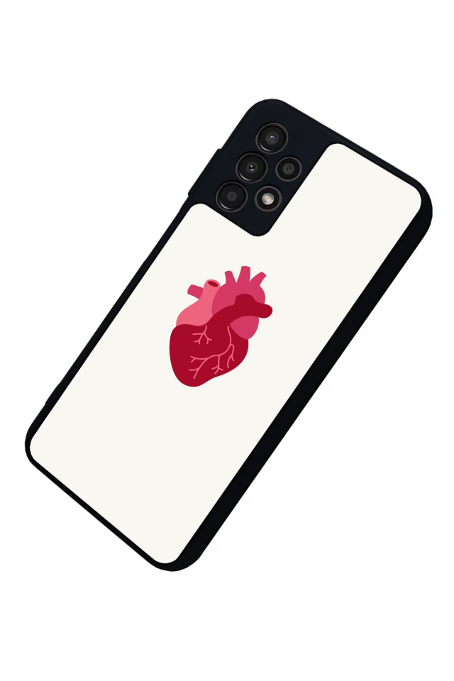 Samsung Galaxy A13 Uyumlu Kalp Love Tasarımlı Glossy Premium Kılıf