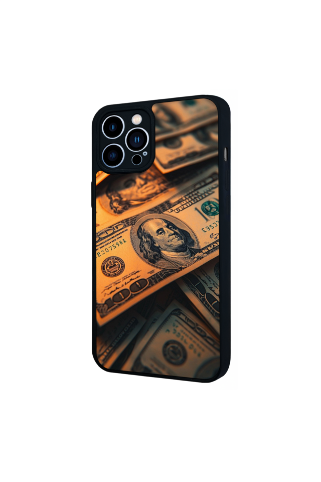 iPhone 12 Pro Max Uyumlu Para Tasarımlı Glossy Premium Kılıf