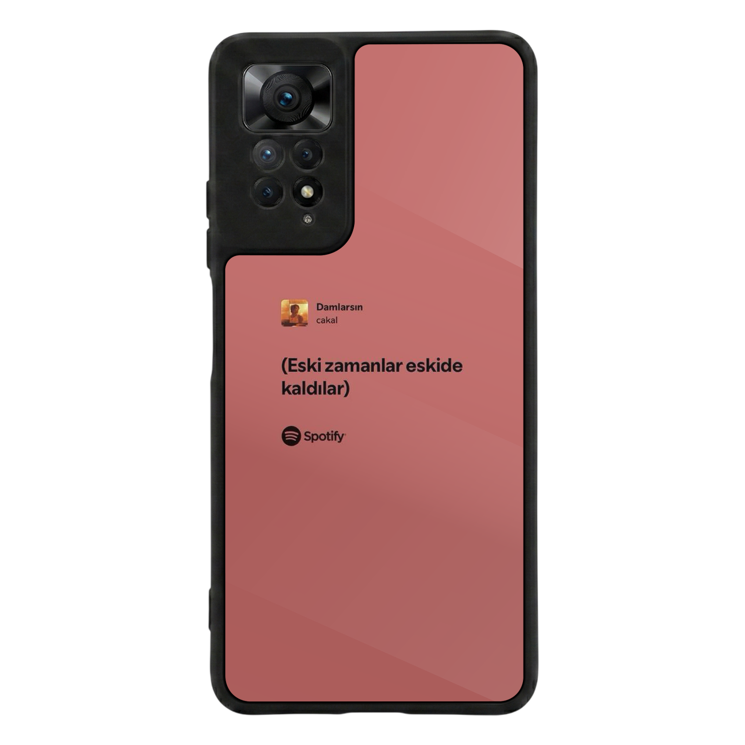 Xiaomi Redmi Note 12 Pro Uyumlu Sarki Sozleri Tasarımlı Glossy Premium Kılıf