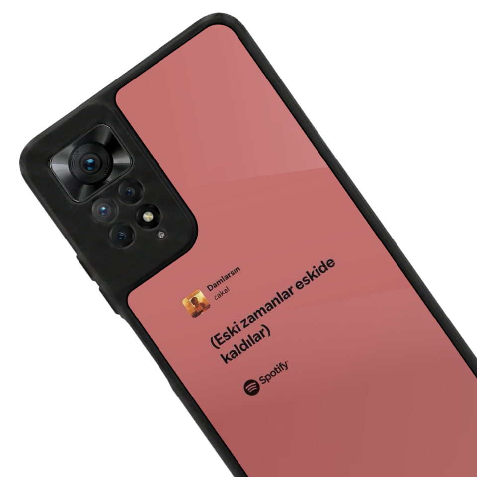 Xiaomi Redmi Note 12 Pro Uyumlu Sarki Sozleri Tasarımlı Glossy Premium Kılıf