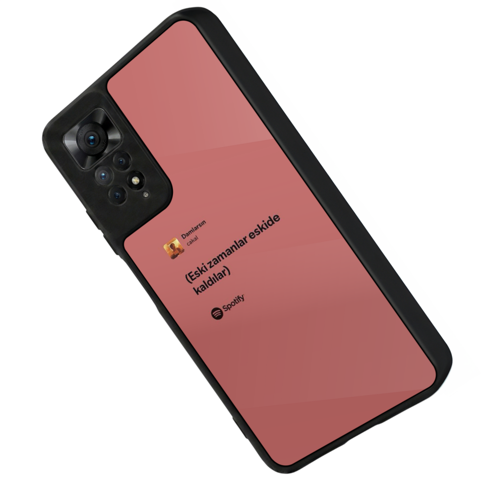 Xiaomi Redmi Note 12 Pro Uyumlu Sarki Sozleri Tasarımlı Glossy Premium Kılıf