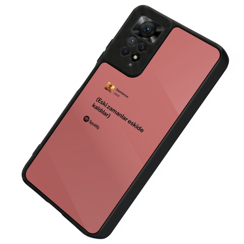 Xiaomi Redmi Note 12 Pro Uyumlu Sarki Sozleri Tasarımlı Glossy Premium Kılıf