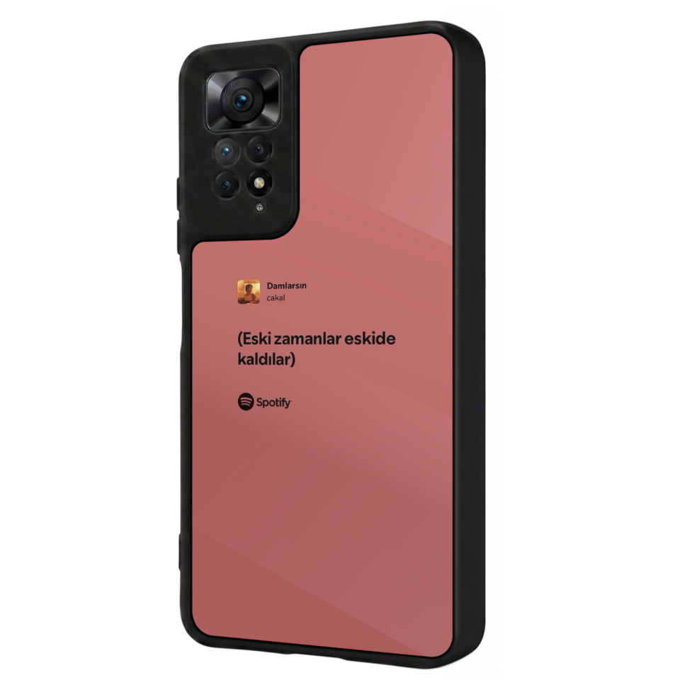 Xiaomi Redmi Note 12 Pro Uyumlu Sarki Sozleri Tasarımlı Glossy Premium Kılıf