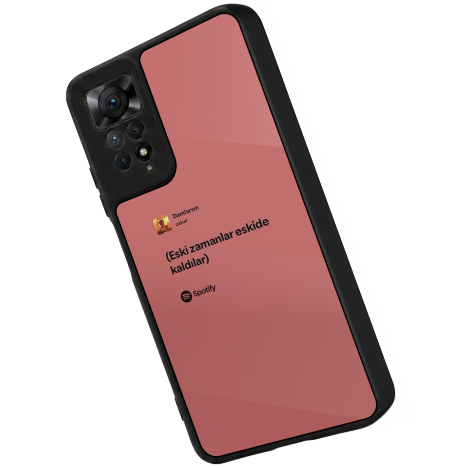 Xiaomi Redmi Note 12 Pro Uyumlu Sarki Sozleri Tasarımlı Glossy Premium Kılıf