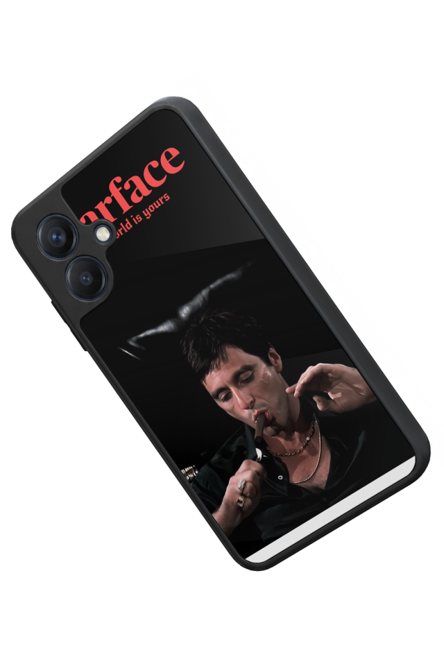 Samsung Galaxy A07 Uyumlu Scarface Tasarımlı Glossy Premium Kılıf