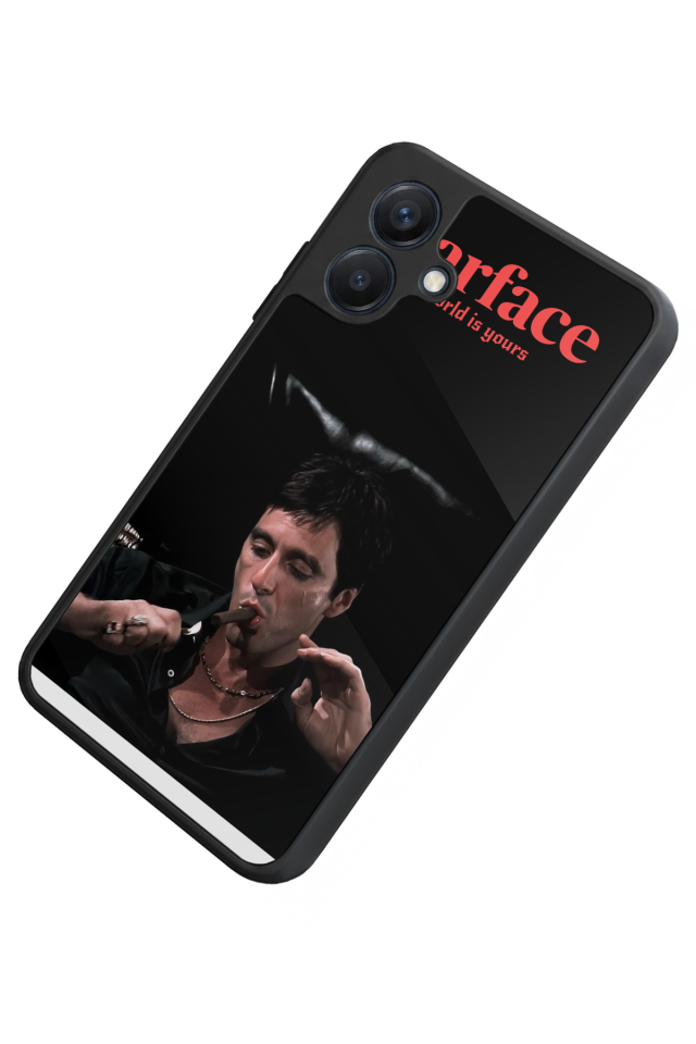 Samsung Galaxy A07 Uyumlu Scarface Tasarımlı Glossy Premium Kılıf