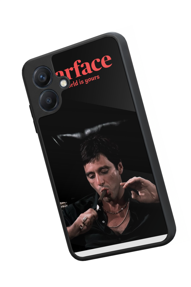 Samsung Galaxy A07 Uyumlu Scarface Tasarımlı Glossy Premium Kılıf