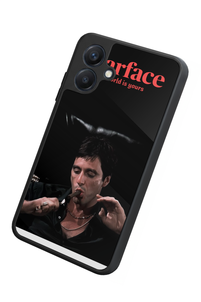 Samsung Galaxy A07 Uyumlu Scarface Tasarımlı Glossy Premium Kılıf