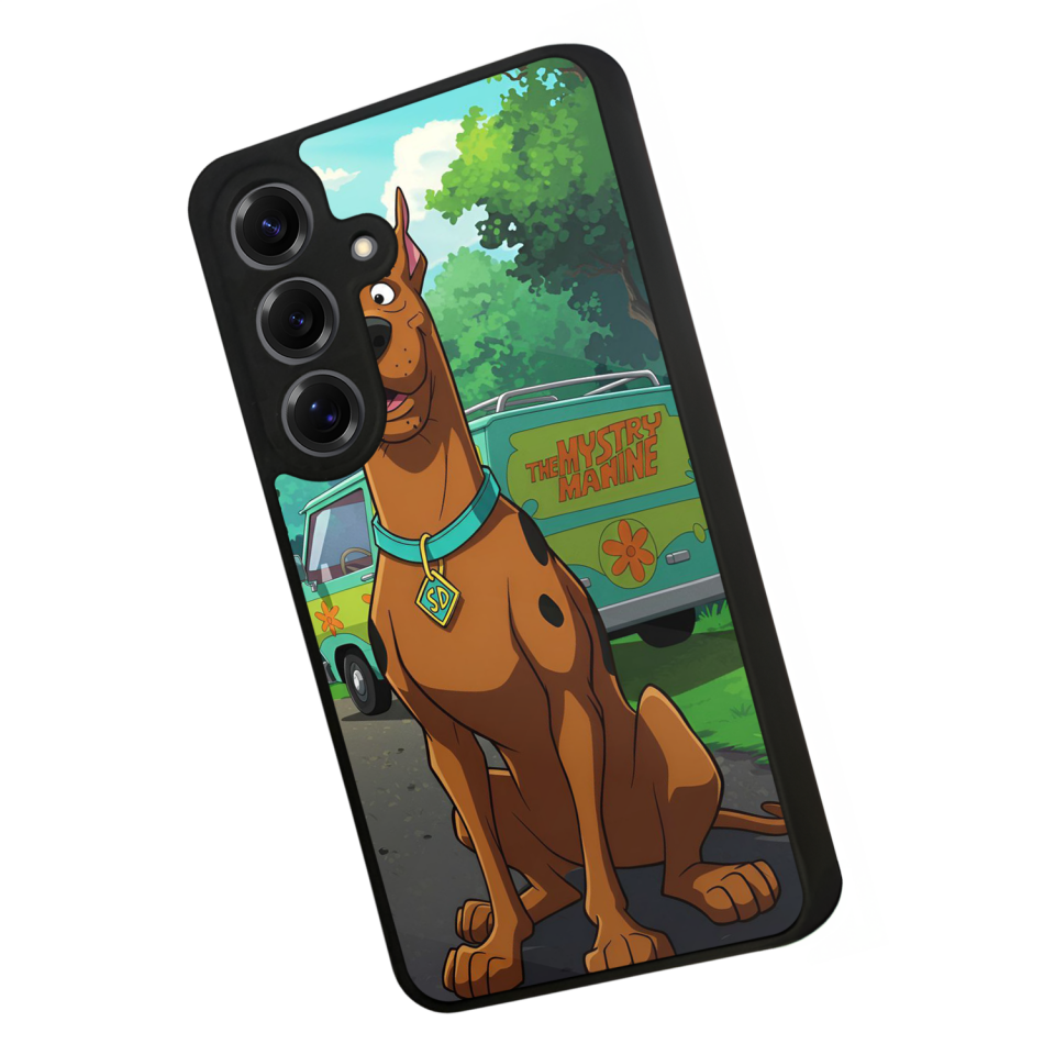 Samsung Galaxy S25 Uyumlu Scooby Doo Tasarımlı Glossy Premium Kılıf