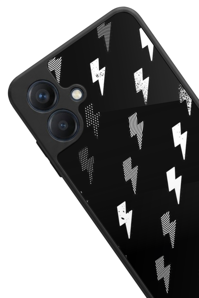 Samsung Galaxy A07 Uyumlu Simsek Tasarımlı Glossy Premium Kılıf