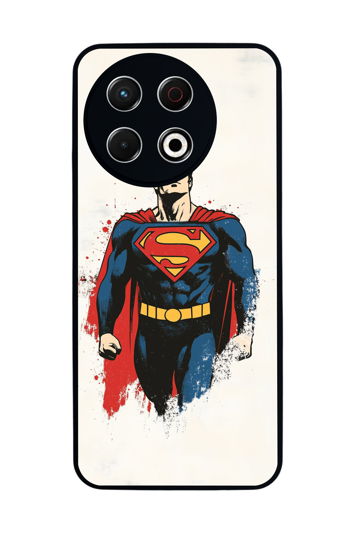 Tecno Spark 30 Pro Uyumlu Superman Tasarımlı Glossy Premium Kılıf