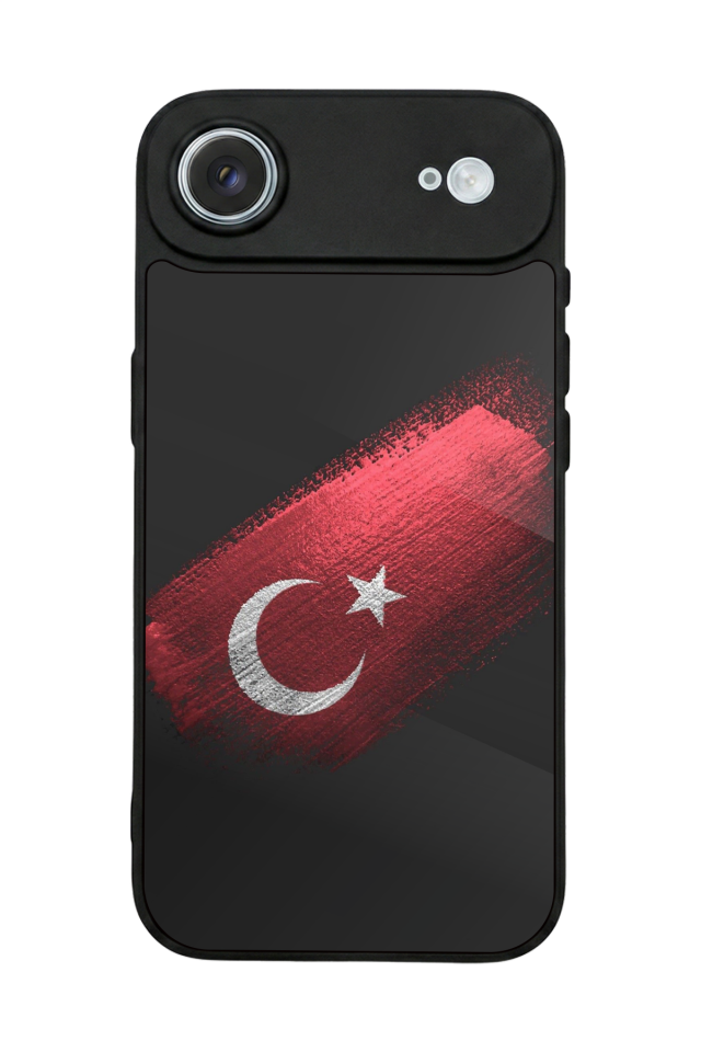 iPhone 17 Air Uyumlu Türk Bayragi Tasarımlı Glossy Premium Kılıf