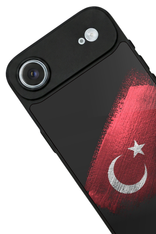 iPhone 17 Air Uyumlu Türk Bayragi Tasarımlı Glossy Premium Kılıf