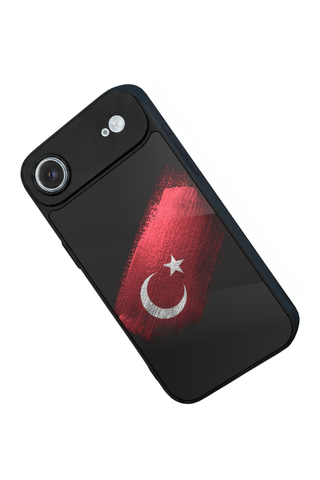 iPhone 17 Air Uyumlu Türk Bayragi Tasarımlı Glossy Premium Kılıf
