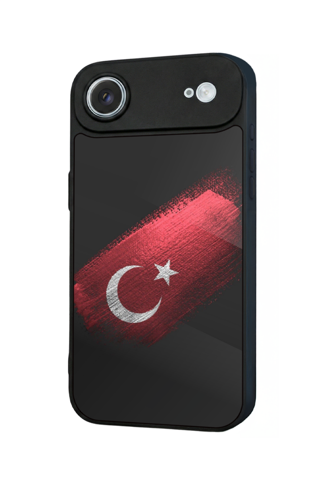 iPhone 17 Air Uyumlu Türk Bayragi Tasarımlı Glossy Premium Kılıf