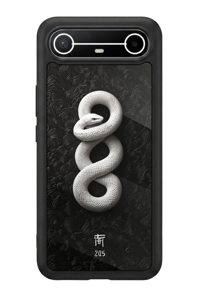 Tecno Spark Slim 5G Uyumlu Yılan Tasarımlı Glossy Premium Kılıf