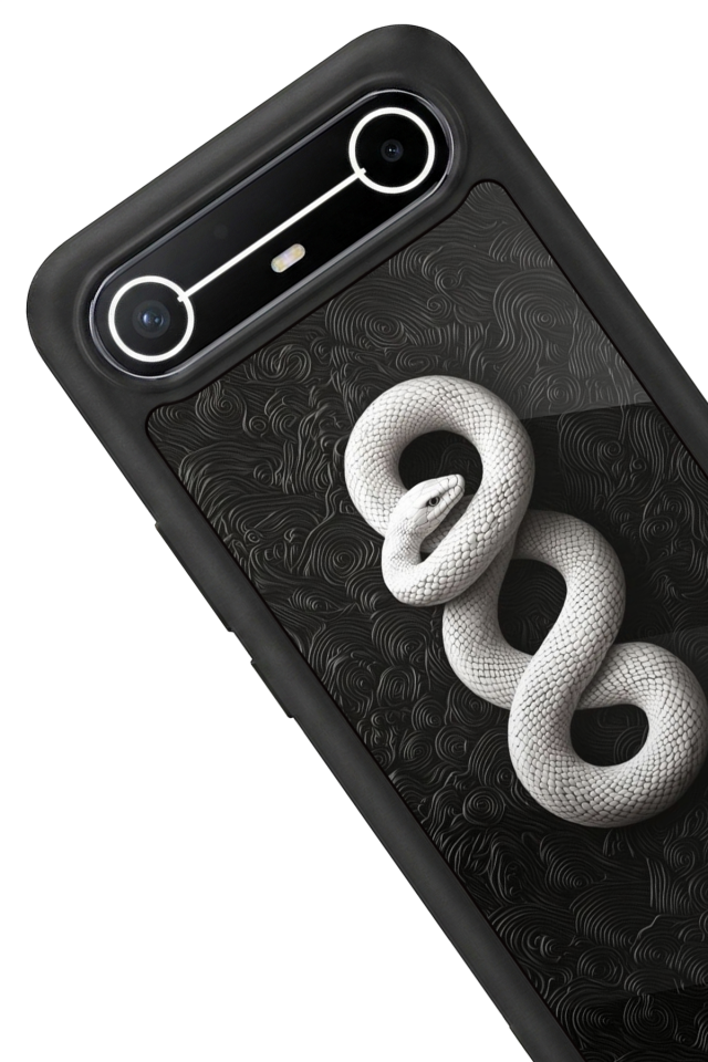 Tecno Spark Slim 5G Uyumlu Yılan Tasarımlı Glossy Premium Kılıf