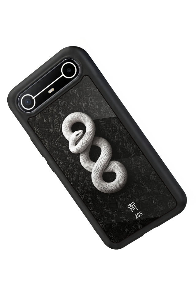 Tecno Spark Slim 5G Uyumlu Yılan Tasarımlı Glossy Premium Kılıf
