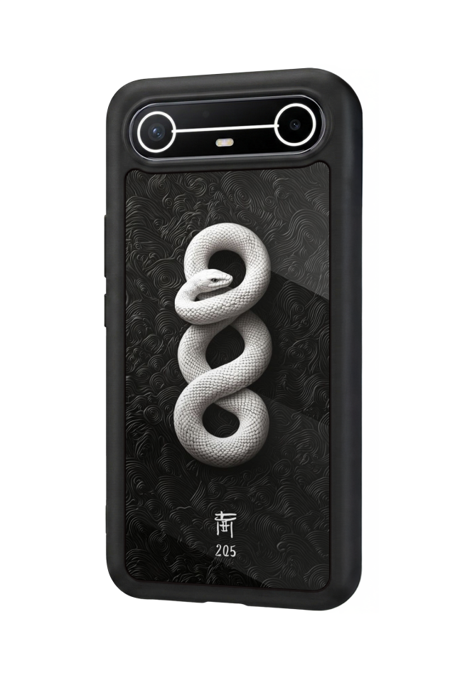 Tecno Spark Slim 5G Uyumlu Yılan Tasarımlı Glossy Premium Kılıf