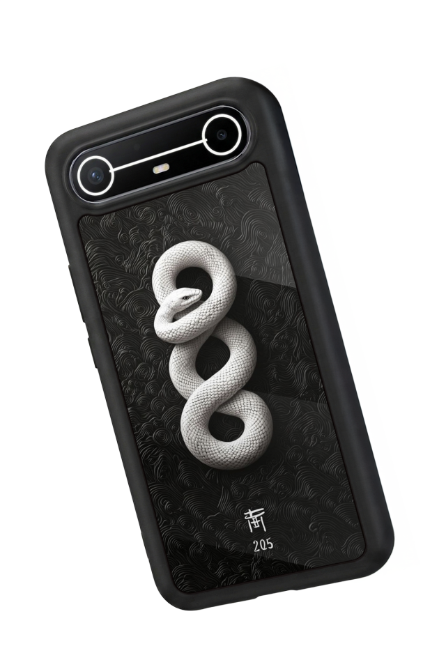 Tecno Spark Slim 5G Uyumlu Yılan Tasarımlı Glossy Premium Kılıf