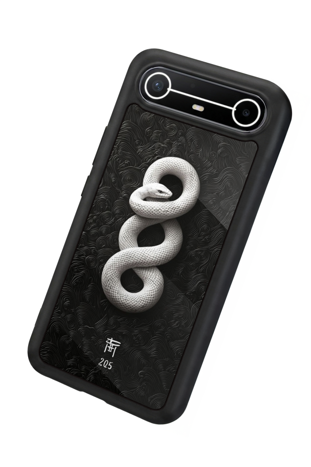 Tecno Spark Slim 5G Uyumlu Yılan Tasarımlı Glossy Premium Kılıf