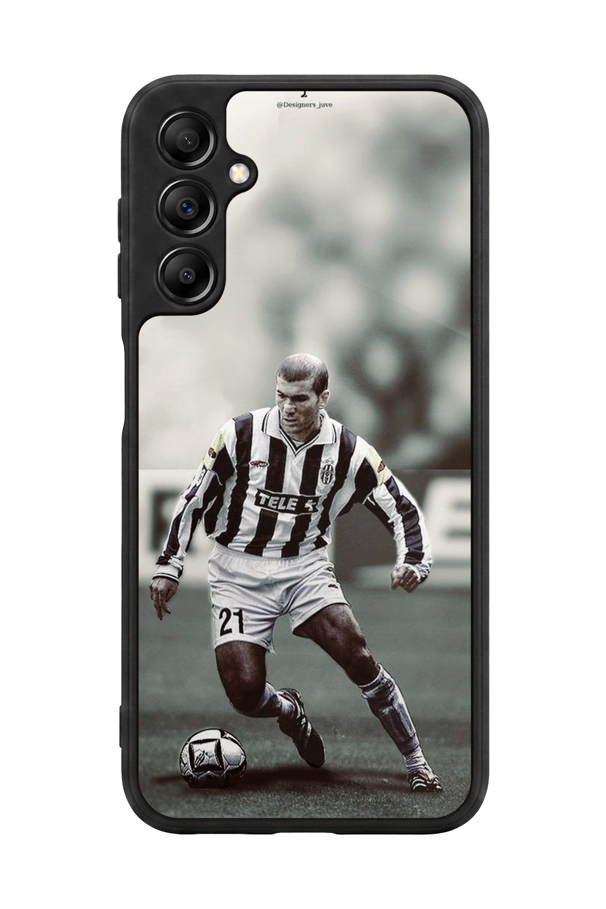 Samsung Galaxy A14 Uyumlu Zidane Tasarımlı Glossy Premium Kılıf