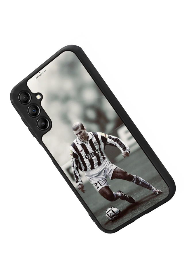 Samsung Galaxy A14 Uyumlu Zidane Tasarımlı Glossy Premium Kılıf
