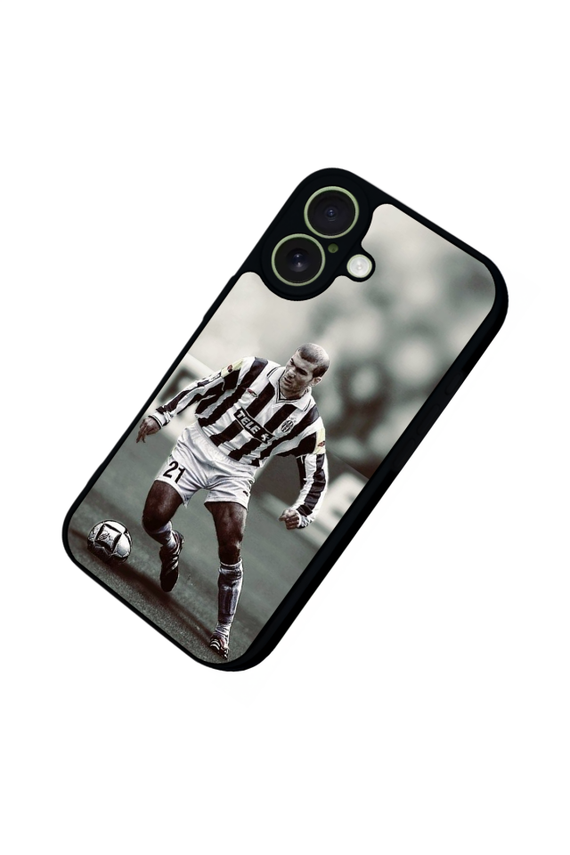 iPhone 17 Uyumlu Zidane Tasarımlı Glossy Premium Kılıf