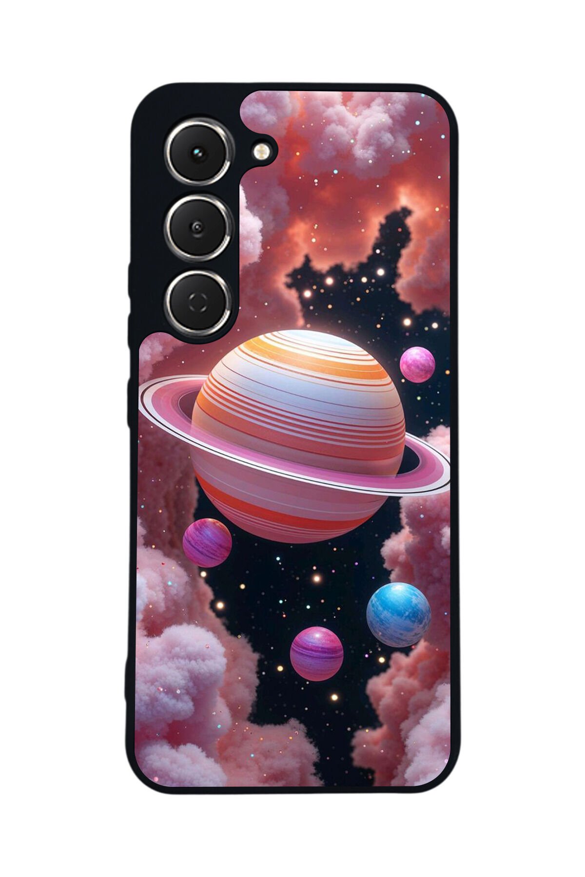 Tecno Spark 40 Pro Uyumlu Uzay Tasarımlı Glossy Premium Kılıf