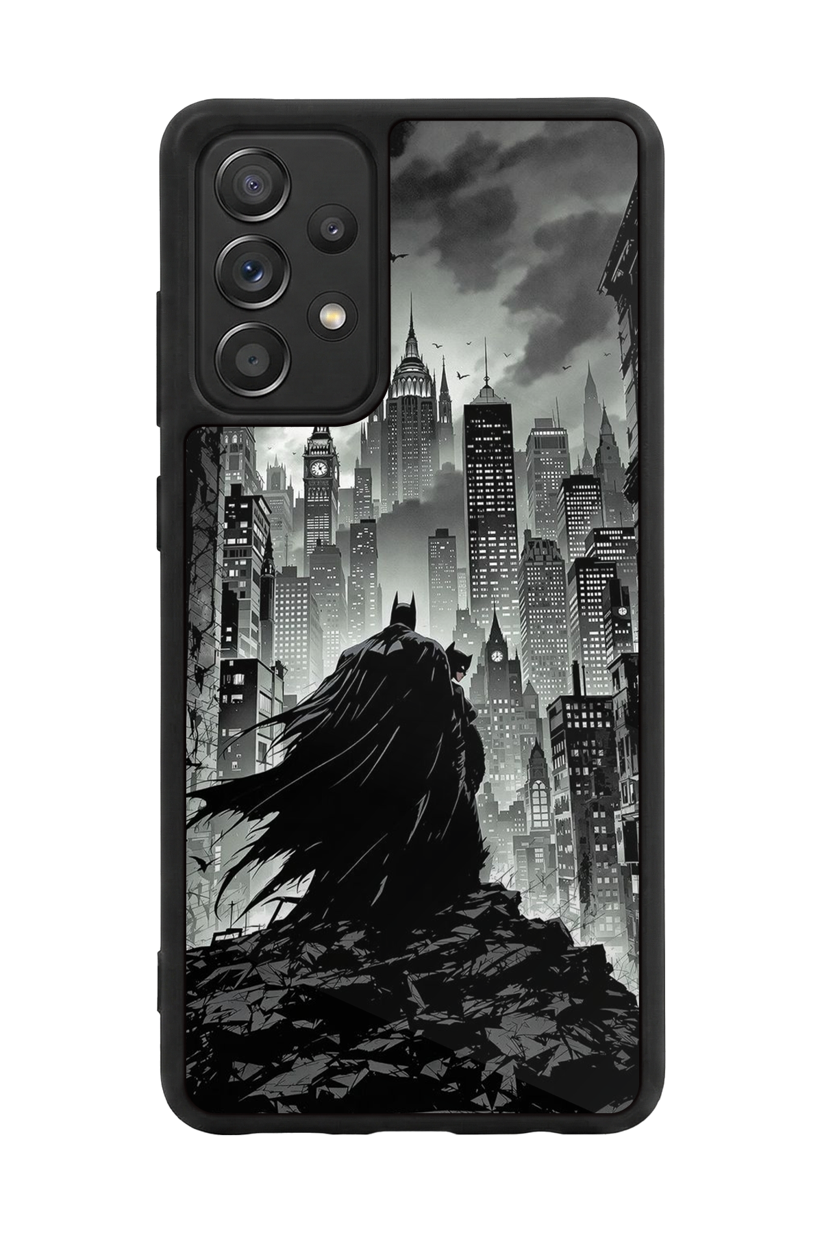Samsung Galaxy A72 Uyumlu Batman Tasarımlı Glossy Premium Kılıf