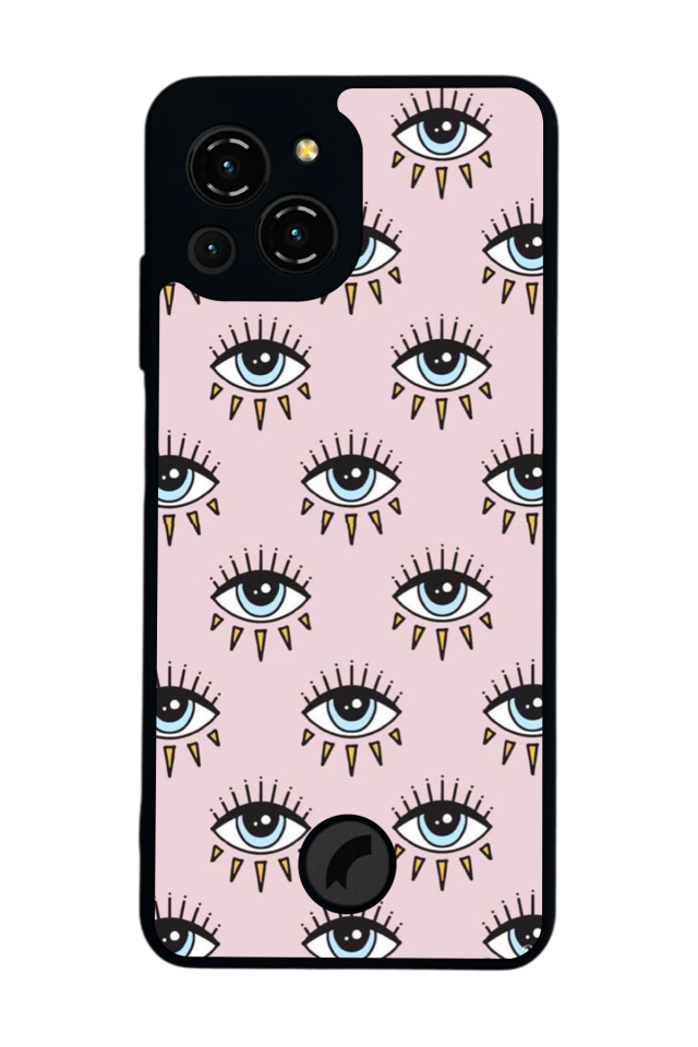Reeder S23 Pro Max Uyumlu Göz Tasarımlı Glossy Premium Kılıf