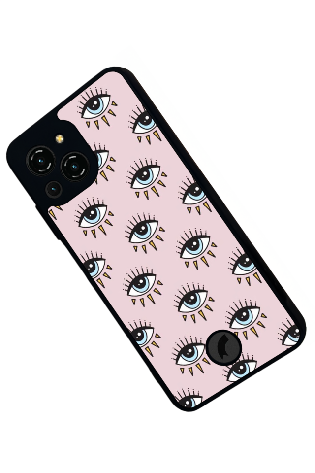 Reeder S23 Pro Max Uyumlu Göz Tasarımlı Glossy Premium Kılıf