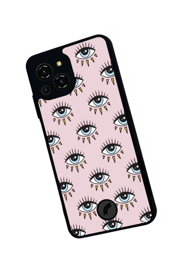 Reeder S23 Pro Max Uyumlu Göz Tasarımlı Glossy Premium Kılıf