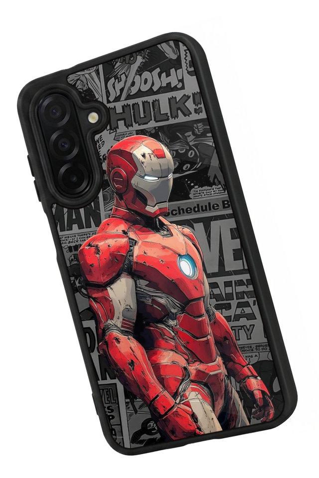 Samsung Galaxy A56 Uyumlu Iron Man ( Demir Adam ) Tasarımlı Glossy Premium Kılıf