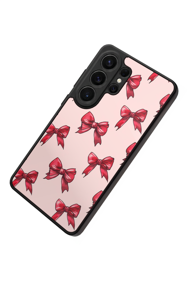 Samsung Galaxy S26 Ultra Uyumlu Kurdele Tasarımlı Glossy Premium Kılıf