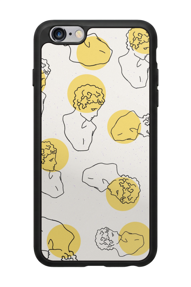 iPhone 6 Plus Uyumlu Line Art Tasarımlı Glossy Premium Kılıf