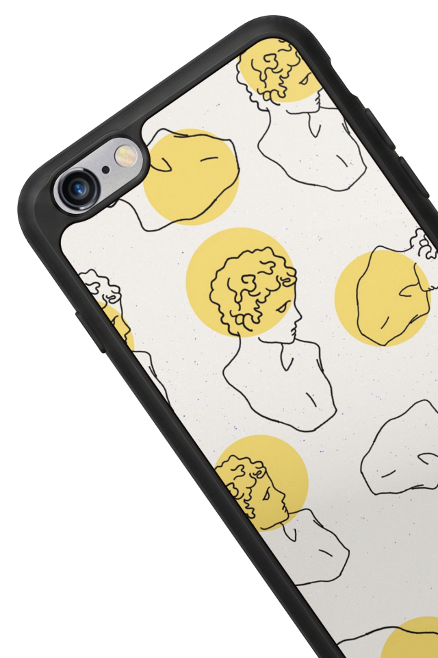 iPhone 6 Plus Uyumlu Line Art Tasarımlı Glossy Premium Kılıf