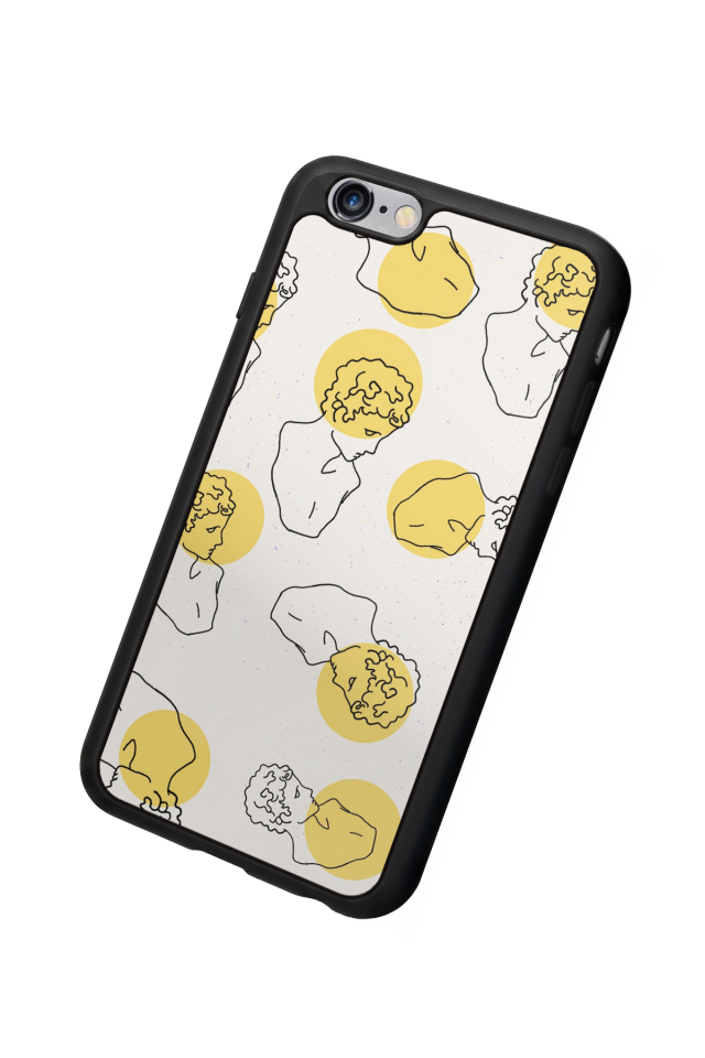 iPhone 6 Plus Uyumlu Line Art Tasarımlı Glossy Premium Kılıf
