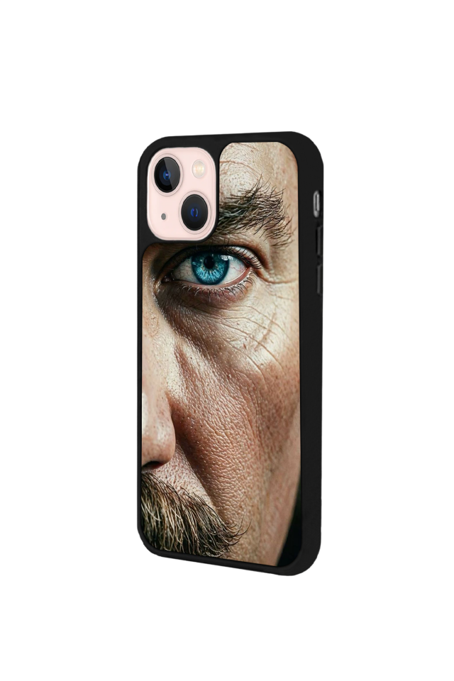 iPhone 14 Plus Uyumlu Mustafa Kemal Ataturk Tasarımlı Glossy Premium Kılıf