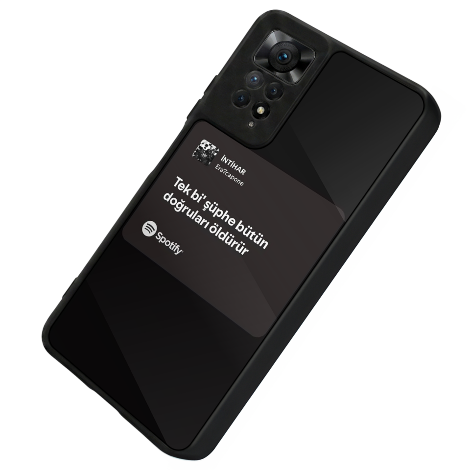 Xiaomi Redmi Note 12 Pro Uyumlu Sarki Sozleri Tasarımlı Glossy Premium Kılıf
