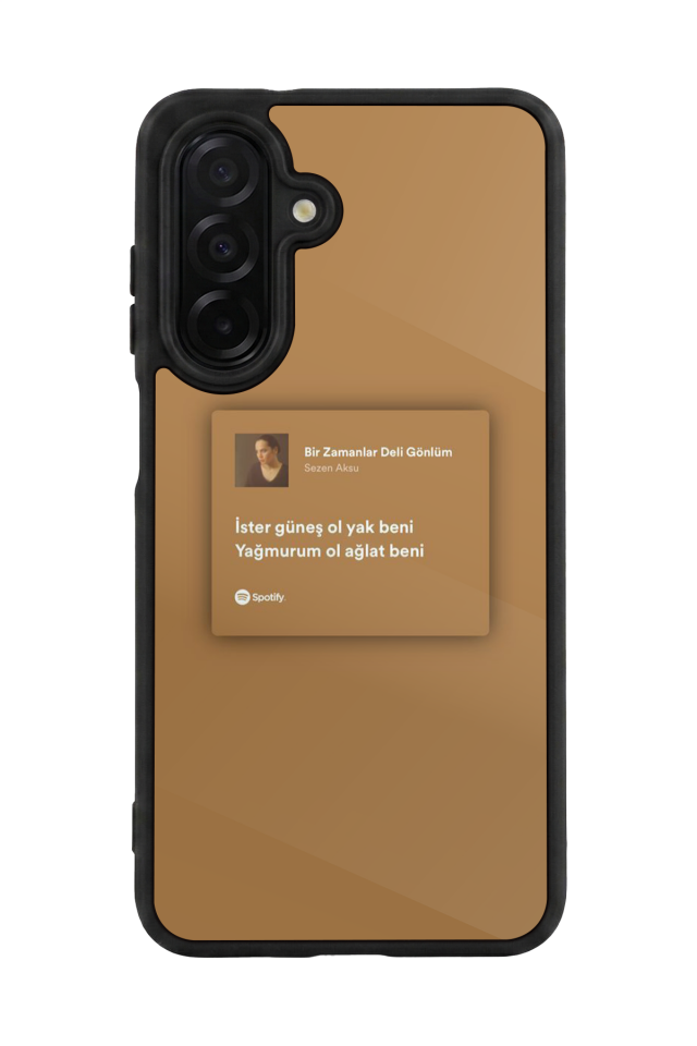 Samsung Galaxy A26 Uyumlu Sarki Sozleri Tasarımlı Glossy Premium Kılıf