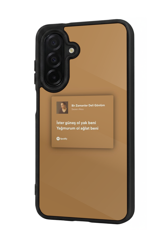 Samsung Galaxy A26 Uyumlu Sarki Sozleri Tasarımlı Glossy Premium Kılıf
