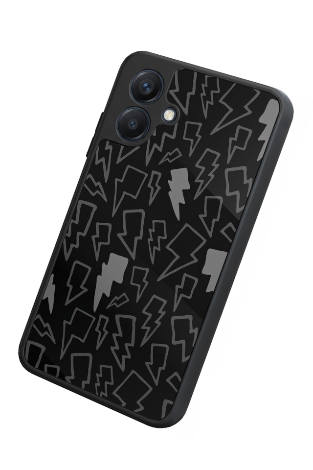 Samsung Galaxy A07 Uyumlu Simsek Tasarımlı Glossy Premium Kılıf