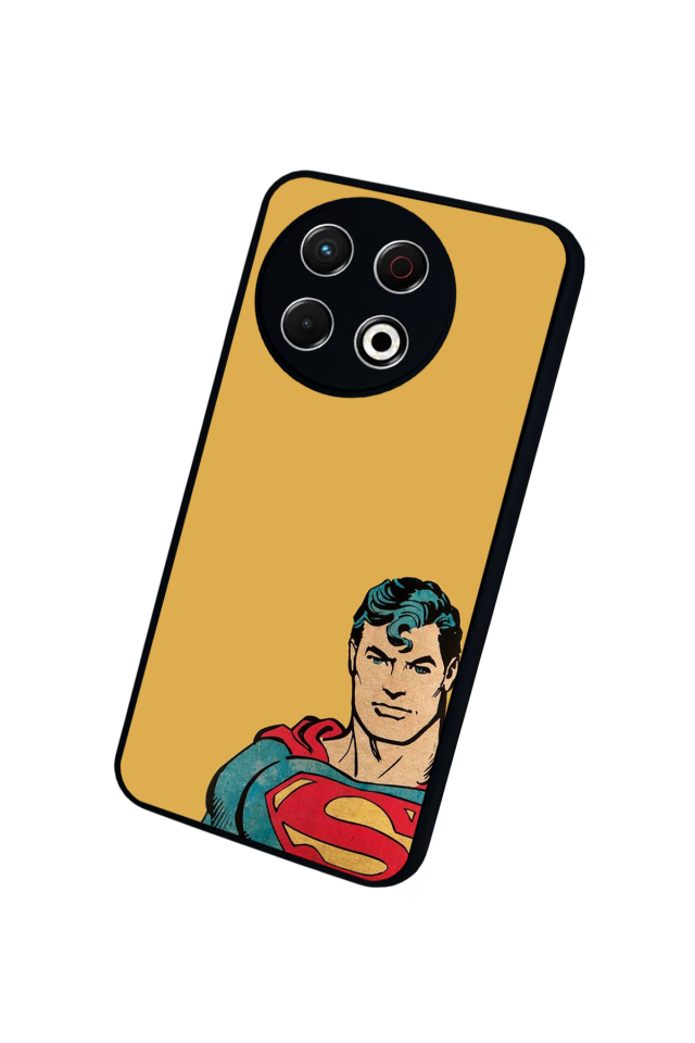 Tecno Spark 30 Pro Uyumlu Superman Tasarımlı Glossy Premium Kılıf