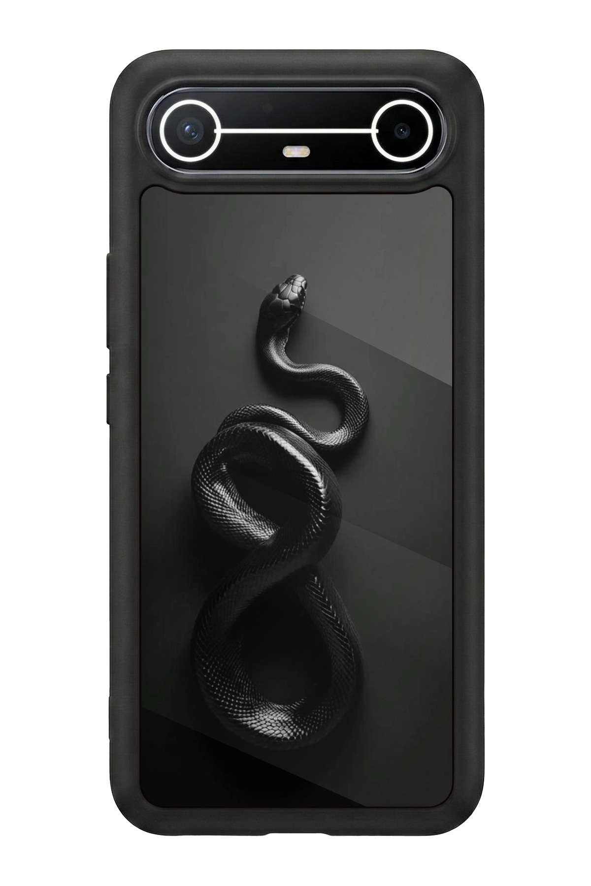 Tecno Spark Slim 5G Uyumlu Yılan Tasarımlı Glossy Premium Kılıf