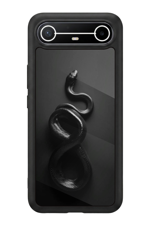 Tecno Spark Slim 5G Uyumlu Yılan Tasarımlı Glossy Premium Kılıf