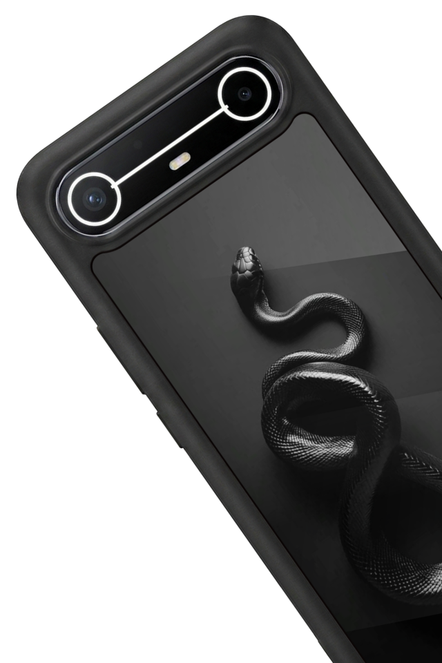 Tecno Spark Slim 5G Uyumlu Yılan Tasarımlı Glossy Premium Kılıf