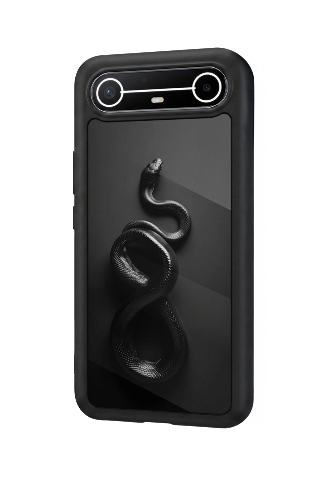 Tecno Spark Slim 5G Uyumlu Yılan Tasarımlı Glossy Premium Kılıf